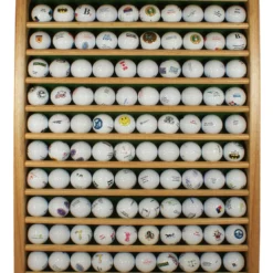 100 Golf Ball Display Rack - Oak