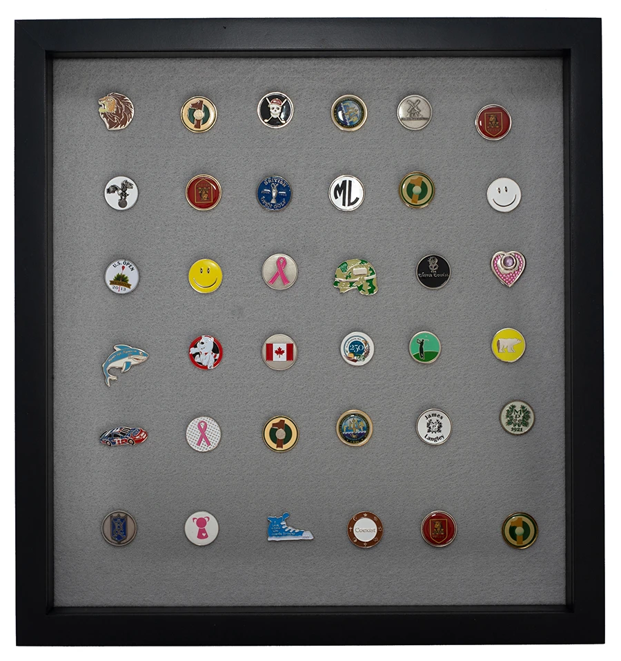 100 Golf Ball Marker Display - Black