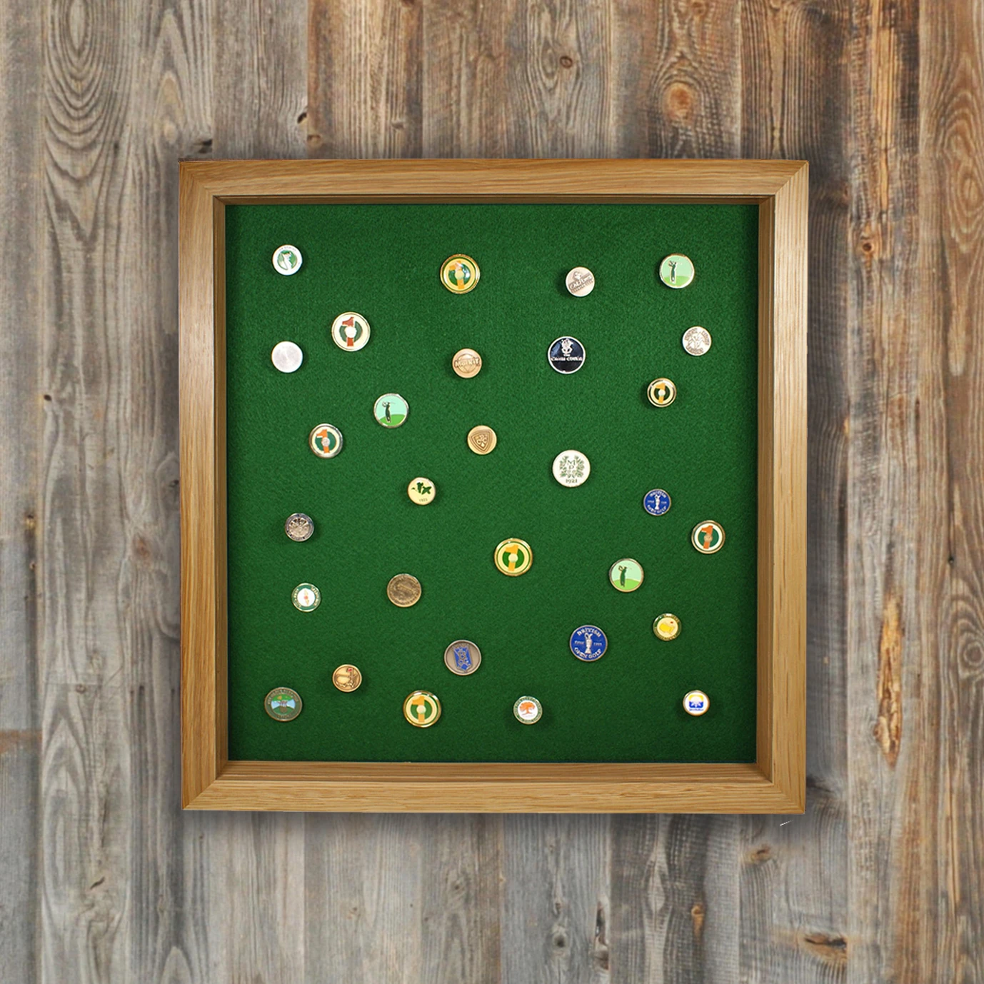 100 Golf Ball Marker Display - Oak - Image 3