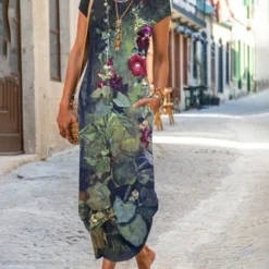 Casual Pockets Knitting Dress