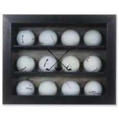 12 Golf Ball Shadow Box Display Case