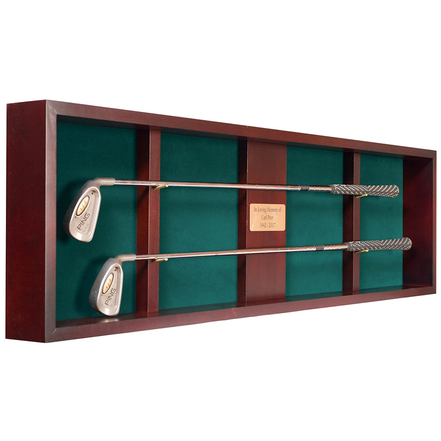 2 Golf Club Shadow Box Display