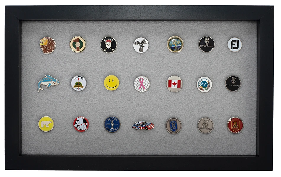 40 Golf Ball Marker Display - Black