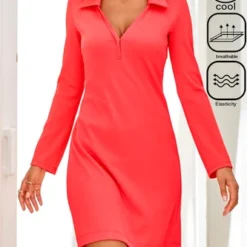 Plain Loose Casual Dress