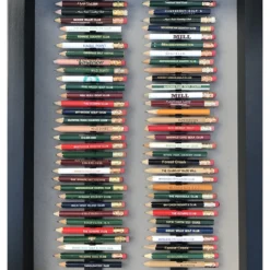 64 Golf Pencil Display Case - Black