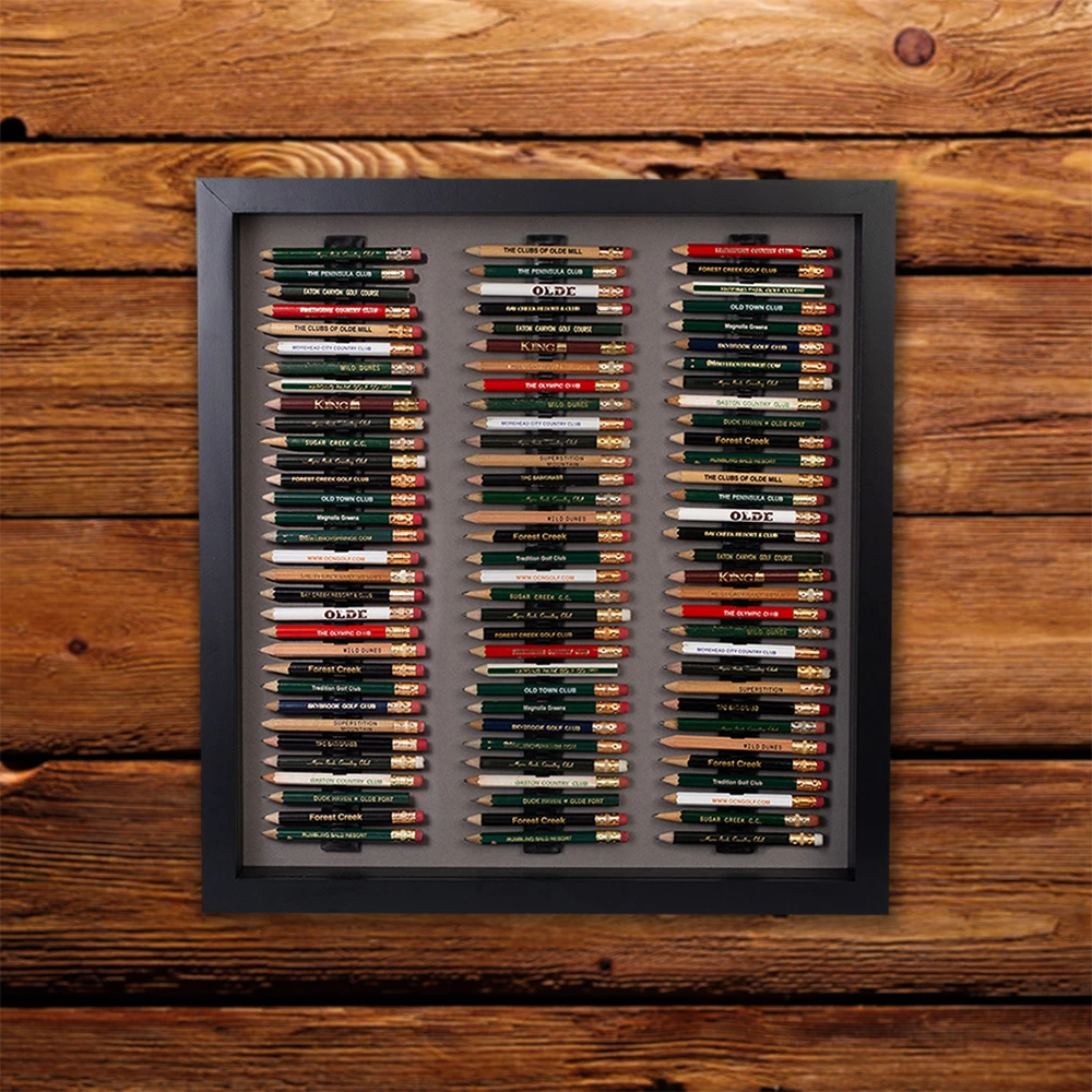96 Golf Pencil Display Case - Black - Image 3
