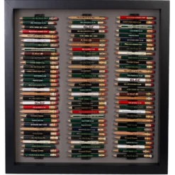 96 Golf Pencil Display Case - Black