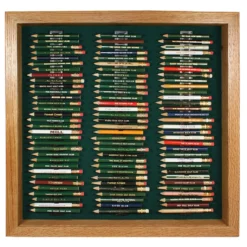 96 Golf Pencil Display Case - Oak