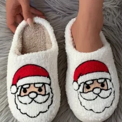 Casual Christmas Fleece Autumn Fluffy Slippers
