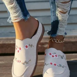 Leather Casual House Slippers