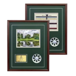 Scorecard And Ball Shadow Box