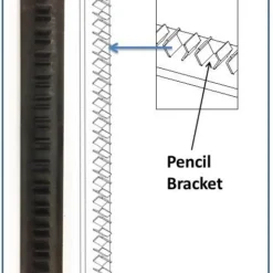 Pencil Strip Holders - Set Of 4