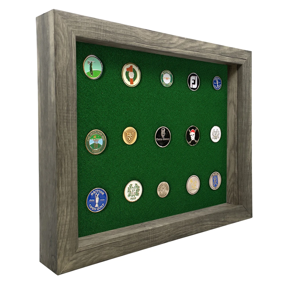 Shadow Box Ball Marker Display - Gray - Image 2