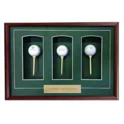 Three Ball And Tee Shadow Box